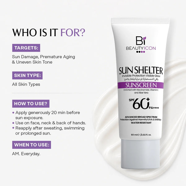 Sun Shelter SPF 60+ PA++++ Sunscreen