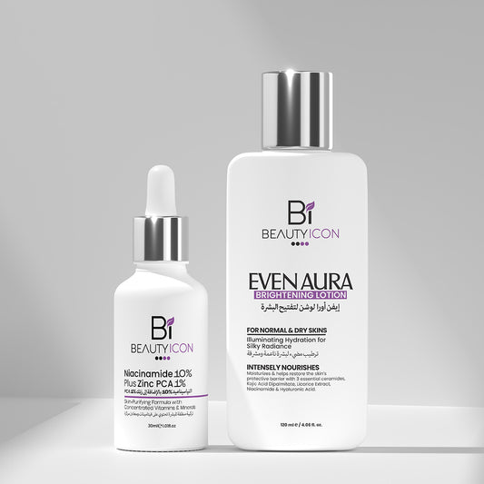 Acne Control Kit – Niacinamide + Even Aura Brightening Lotion(Save Extra Rs.560)