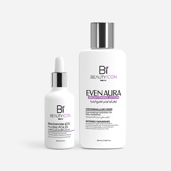Acne Control Kit – Niacinamide + Even Aura Brightening Lotion