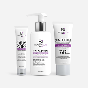 Acne Defence Gel + Cleanser+ Sunshelter