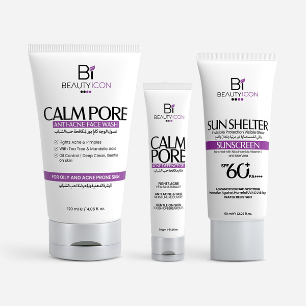 Face Wash + Defence Gel+ Sunshelter