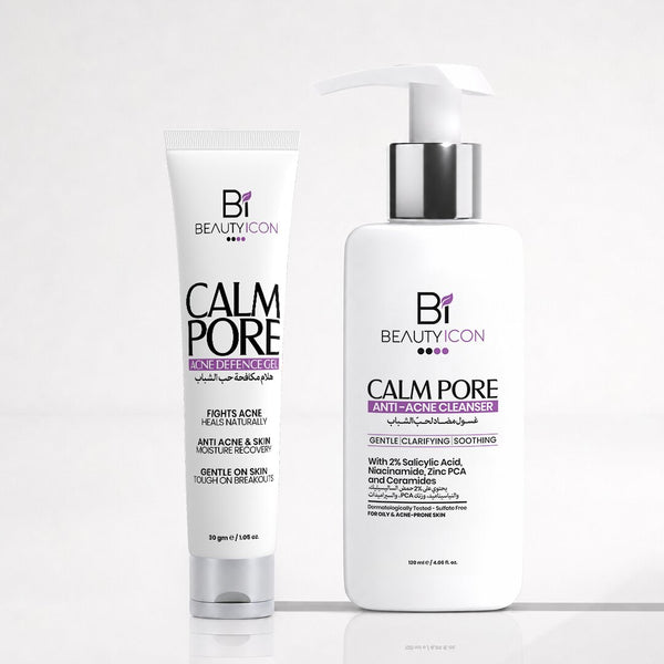Calm Pore Acne Control Duo - defense Gel + Anti-Acne cleanser