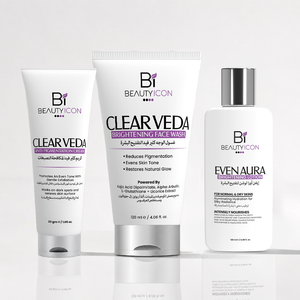 Clear Veda Complete Glow System – 3-Step Brightening Routine