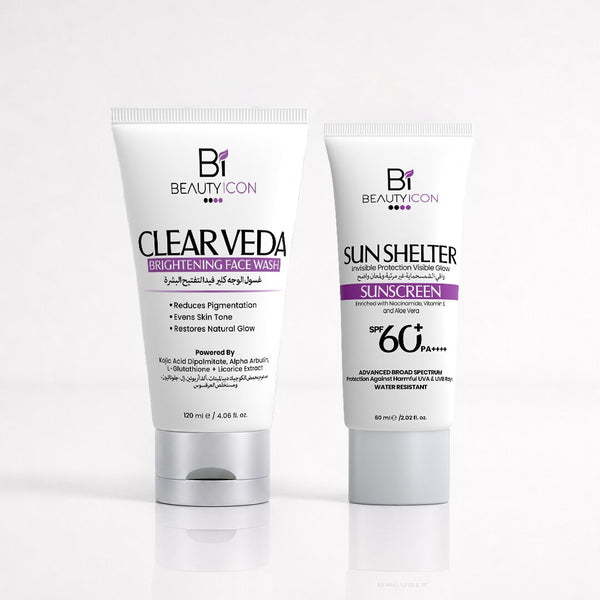 Bright & Protect Duo - brightening face wash + sunscreen