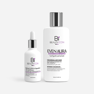 Night Glow Repair Kit – Retinol + Even Aura Lotion