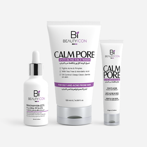 Facewash + Acne Gel + Niacinamide