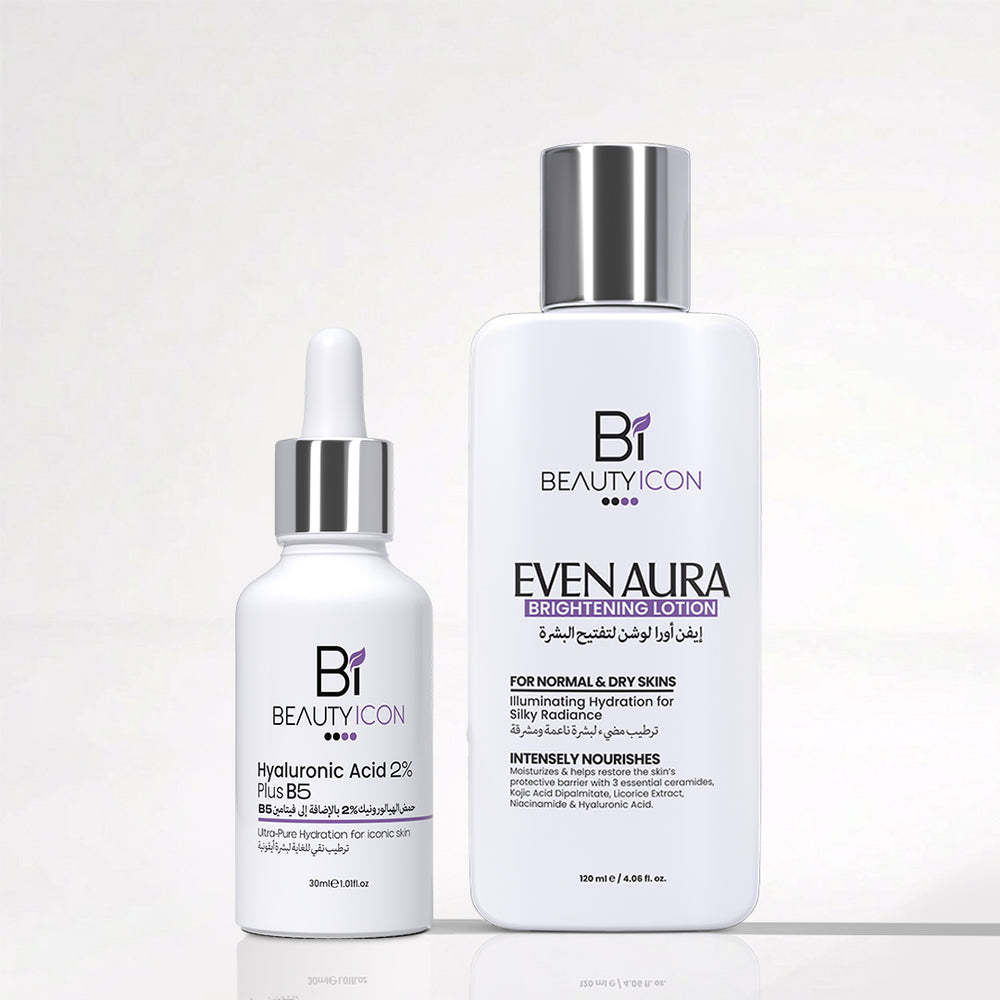 Hydration Glow Kit – Hyaluronic Acid + Even Aura Lotion