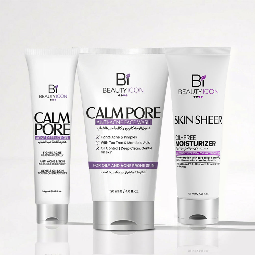 Gentle Acne Care Kit – Facewash + Acne Gel + Oil-Free Moisturizer